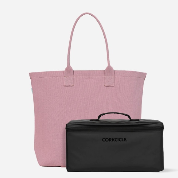 Corkcicle Handbags - 🆕 Corkcicle Re:Tote in Rose Quartz